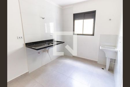 Sala/Cozinha de apartamento à venda com 2 quartos, 35m² em Chácara Mafalda, São Paulo