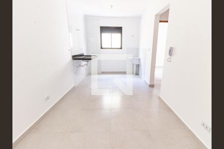 Sala/Cozinha de apartamento à venda com 2 quartos, 35m² em Chácara Mafalda, São Paulo