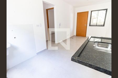 Sala/Cozinha de apartamento à venda com 2 quartos, 35m² em Chácara Mafalda, São Paulo