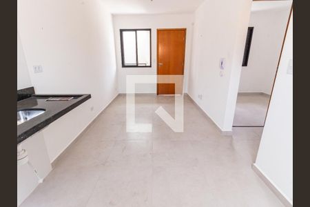 Sala/Cozinha de apartamento à venda com 2 quartos, 35m² em Chácara Mafalda, São Paulo