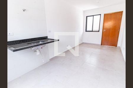 Sala/Cozinha de apartamento à venda com 2 quartos, 35m² em Chácara Mafalda, São Paulo