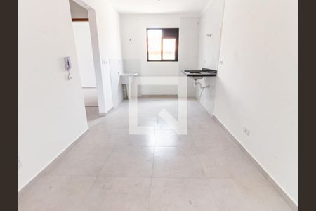 Sala/Cozinha de apartamento à venda com 2 quartos, 35m² em Chácara Mafalda, São Paulo