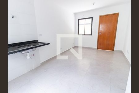 Sala/Cozinha de apartamento à venda com 2 quartos, 43m² em Chácara Mafalda, São Paulo