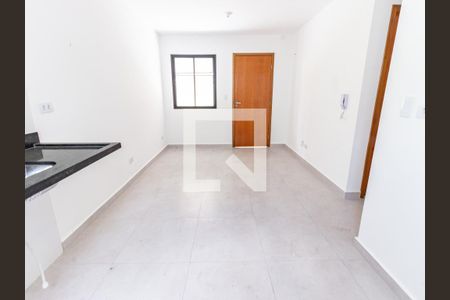 Sala/Cozinha de apartamento à venda com 2 quartos, 43m² em Chácara Mafalda, São Paulo