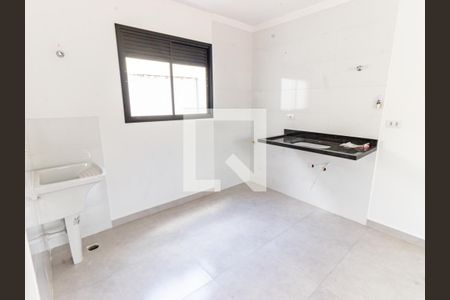 Sala/Cozinha de apartamento à venda com 2 quartos, 39m² em Chácara Mafalda, São Paulo