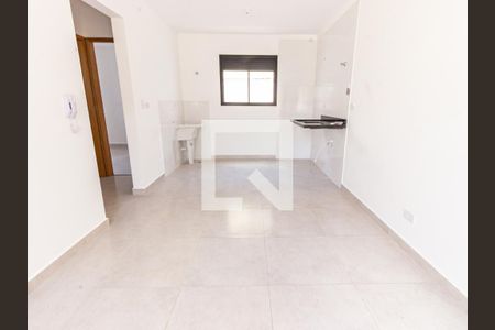 Sala/Cozinha de apartamento à venda com 2 quartos, 39m² em Chácara Mafalda, São Paulo