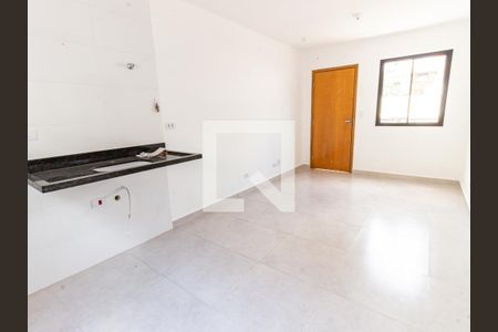 Sala/Cozinha de apartamento à venda com 2 quartos, 39m² em Chácara Mafalda, São Paulo