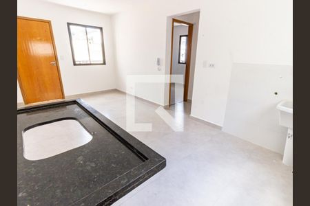 Sala/Cozinha de apartamento à venda com 2 quartos, 39m² em Chácara Mafalda, São Paulo