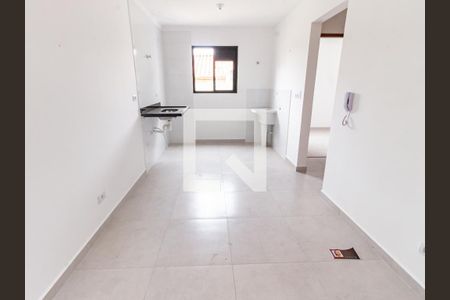 Sala/Cozinha/Área de serviço de apartamento à venda com 2 quartos, 32m² em Chácara Mafalda, São Paulo