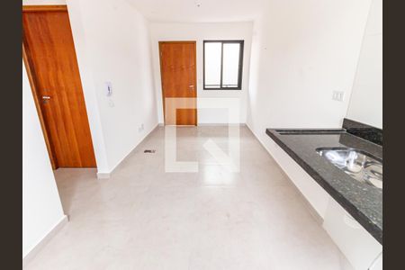 Sala/Cozinha/Área de serviço de apartamento à venda com 2 quartos, 32m² em Chácara Mafalda, São Paulo