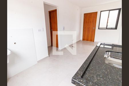 Sala/Cozinha/Área de serviço de apartamento à venda com 2 quartos, 32m² em Chácara Mafalda, São Paulo