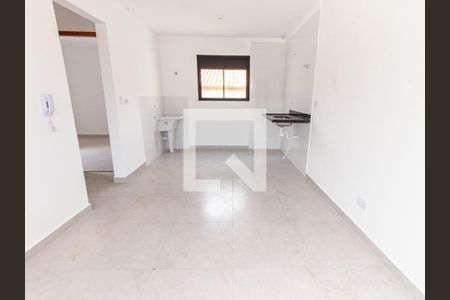 Sala/Cozinha de apartamento à venda com 2 quartos, 44m² em Chácara Mafalda, São Paulo