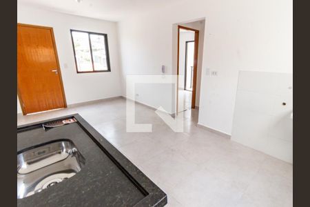 Sala/Cozinha de apartamento à venda com 2 quartos, 44m² em Chácara Mafalda, São Paulo