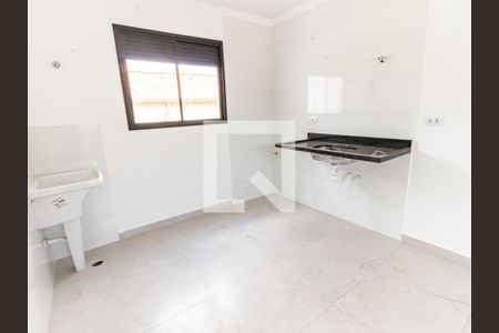 Sala/Cozinha de apartamento à venda com 2 quartos, 44m² em Chácara Mafalda, São Paulo