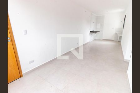 Sala/Cozinha de apartamento à venda com 2 quartos, 44m² em Chácara Mafalda, São Paulo