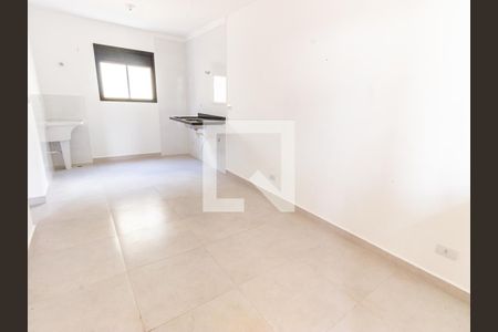 Sala/Cozinha/Área de serviço de apartamento à venda com 2 quartos, 35m² em Chácara Mafalda, São Paulo