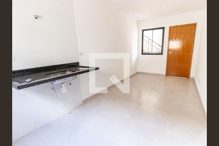 Sala/Cozinha/Área de serviço de apartamento à venda com 2 quartos, 35m² em Chácara Mafalda, São Paulo