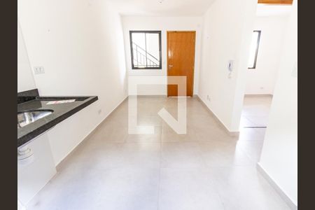 Sala/Cozinha/Área de serviço de apartamento à venda com 2 quartos, 35m² em Chácara Mafalda, São Paulo