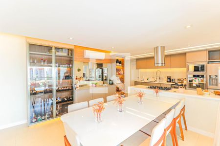 Sala de Jantar de apartamento à venda com 3 quartos, 189m² em Jardim Morumbi, São Paulo