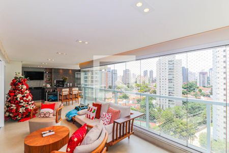 Varanda de apartamento à venda com 3 quartos, 189m² em Jardim Morumbi, São Paulo