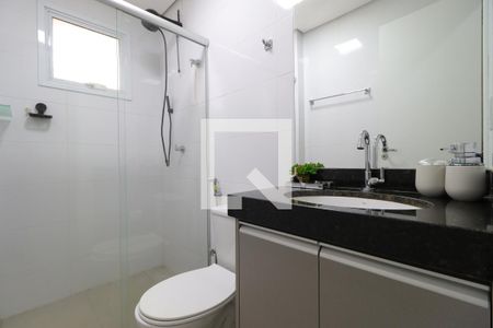 Banheiro da Suíte de apartamento para alugar com 1 quarto, 43m² em Jardim João Rossi, Ribeirão Preto