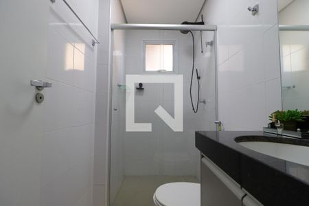 Banheiro da Suíte de apartamento para alugar com 1 quarto, 43m² em Jardim João Rossi, Ribeirão Preto