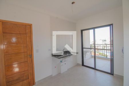 Sala/Cozinha de apartamento à venda com 2 quartos, 45m² em Vila Guilhermina, São Paulo