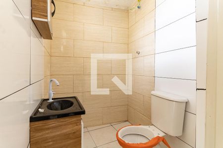 Banheiro da Suíte de casa para alugar com 1 quarto, 55m² em Vila Caraguata, São Paulo