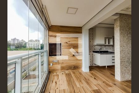 Varanda  de apartamento para alugar com 3 quartos, 91m² em Jardim, Santo André