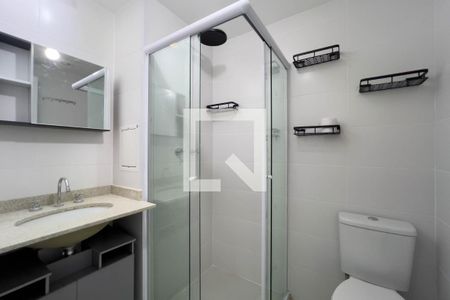 Banheiro de kitnet/studio para alugar com 1 quarto, 20m² em Alto do Ipiranga, São Paulo