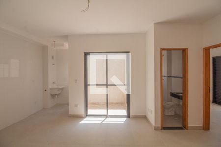 Sala/Cozinha de apartamento à venda com 2 quartos, 48m² em Vila Guilhermina, São Paulo