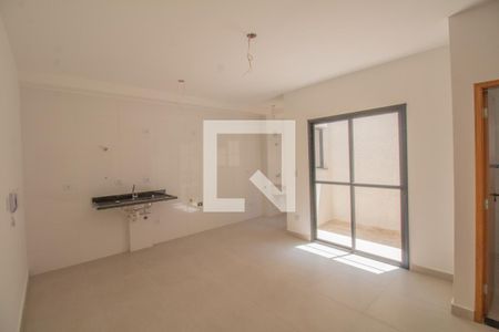 Sala/Cozinha de apartamento à venda com 2 quartos, 48m² em Vila Guilhermina, São Paulo