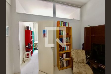 Sala  de apartamento à venda com 1 quarto, 37m² em Copacabana, Rio de Janeiro