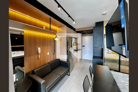 Sala de kitnet/studio para alugar com 1 quarto, 26m² em Santo Amaro, São Paulo