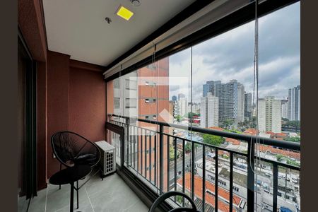 Sacada de kitnet/studio para alugar com 1 quarto, 26m² em Santo Amaro, São Paulo