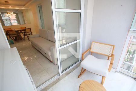 Varanda da Sala de apartamento para alugar com 3 quartos, 70m² em Anil, Rio de Janeiro