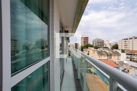 Sala Varanda de apartamento à venda com 2 quartos, 58m² em Andaraí, Rio de Janeiro