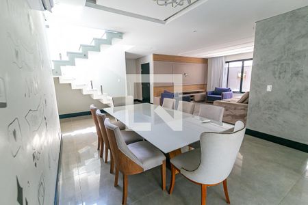 Sala de Jantar de casa de condomínio para alugar com 3 quartos, 285m² em Jardim Residencial Maria Dulce, Indaiatuba