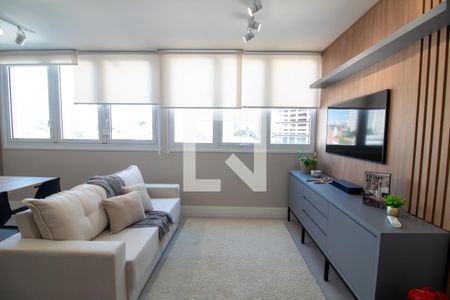 Sala de apartamento para alugar com 1 quarto, 49m² em Vila Sao Francisco (zona Sul), São Paulo