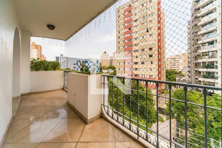 Varanda da Sala de apartamento para alugar com 3 quartos, 198m² em Vila Assunção, Santo André