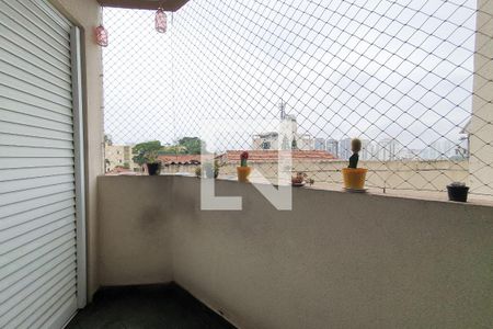 Varanda da Sala e do quarto de apartamento à venda com 3 quartos, 67m² em Jardim Olavo Bilac, São Bernardo do Campo