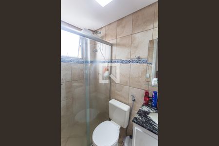 Banheiro da Suíte de apartamento à venda com 3 quartos, 100m² em Ipiranga, Belo Horizonte