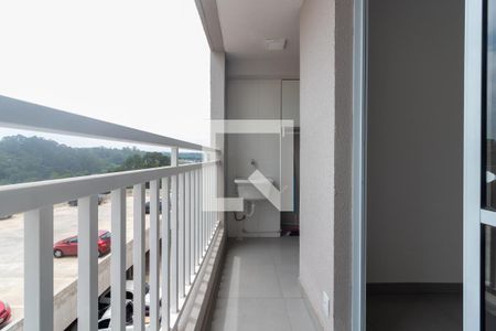 Varanda da Sala de apartamento para alugar com 2 quartos, 48m² em Jardim Pioneira, Cotia