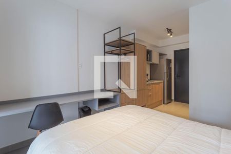 Sala/Quarto de kitnet/studio para alugar com 1 quarto, 26m² em Moema, São Paulo