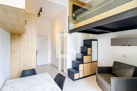 Sala/Quarto de kitnet/studio para alugar com 1 quarto, 27m² em Jardim das Acacias, São Paulo