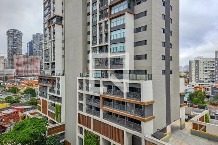 Vista da Varanda de kitnet/studio para alugar com 1 quarto, 27m² em Jardim das Acacias, São Paulo