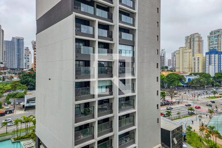 Vista da Varanda de kitnet/studio para alugar com 1 quarto, 27m² em Jardim das Acacias, São Paulo