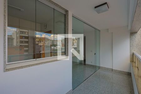 Varanda da Sala de apartamento para alugar com 3 quartos, 141m² em Serra, Belo Horizonte