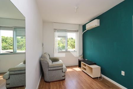 Sala de apartamento à venda com 1 quarto, 43m² em Cristal, Porto Alegre