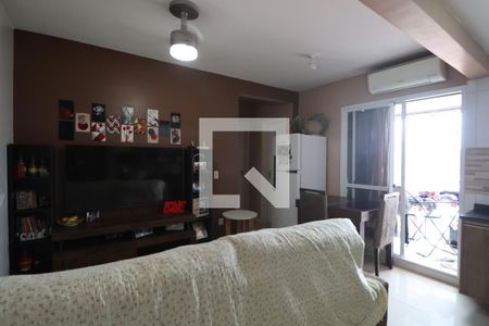 Sala/Cozinha de apartamento à venda com 2 quartos, 48m² em Fátima, Canoas